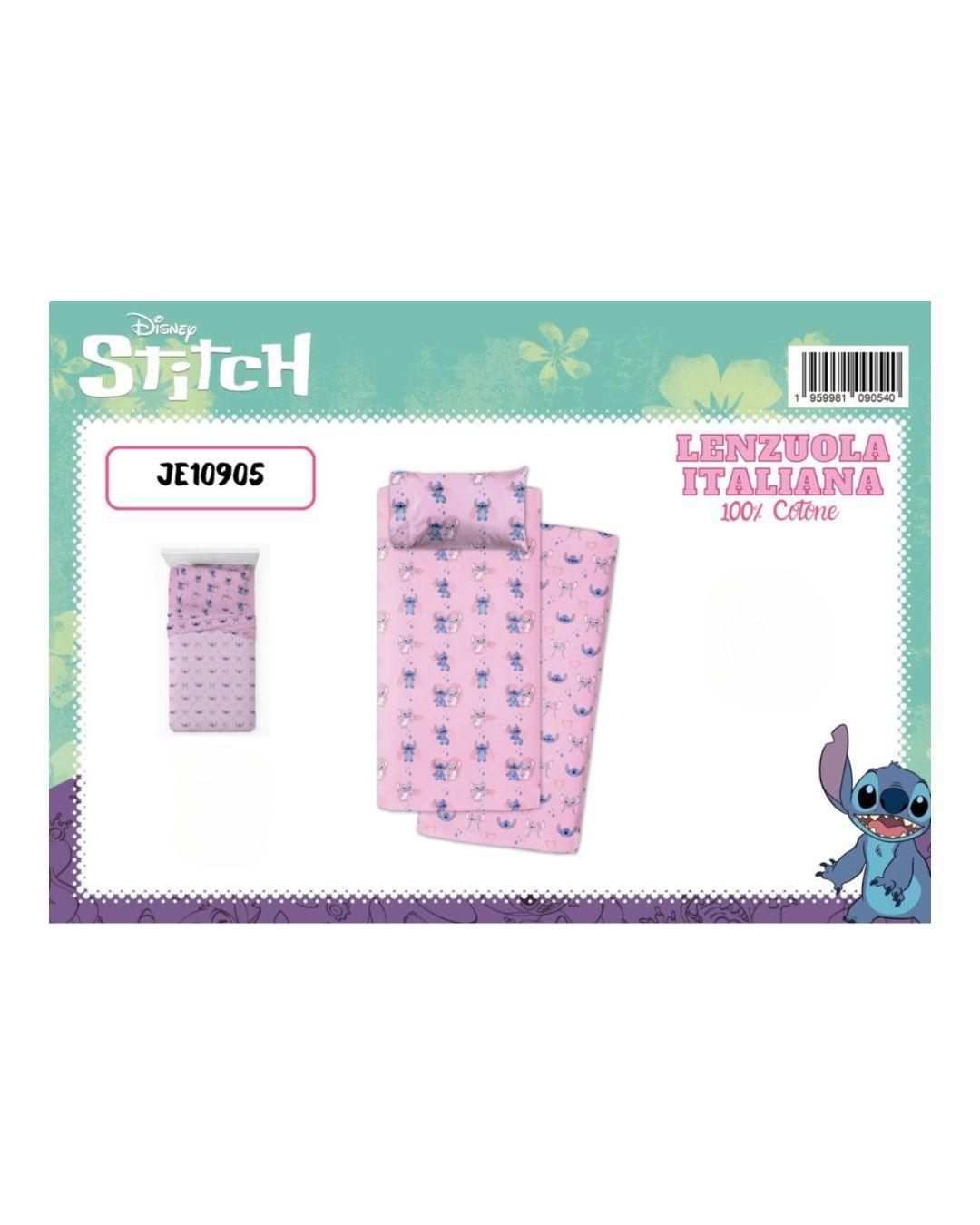 disney completo letto 3 pezzi - stitch rosa - foto 2