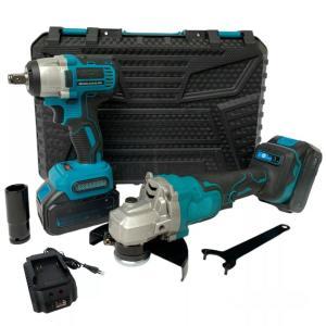 Kit smerigliatrice e trapano ad impulsi