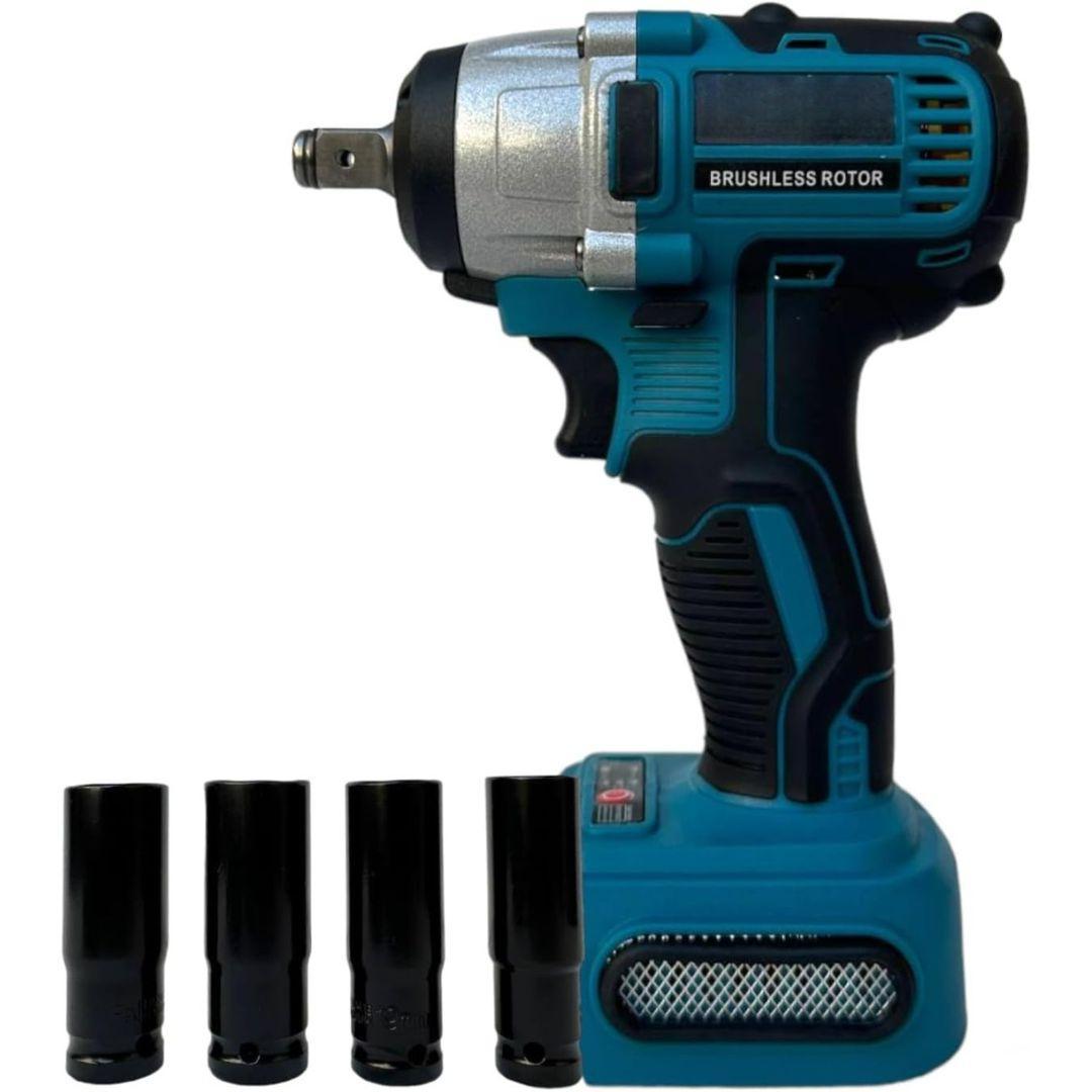 kit smerigliatrice, avvitatore, trapano, avvitatore a impulsi a batteria - 4in1 - foto 3