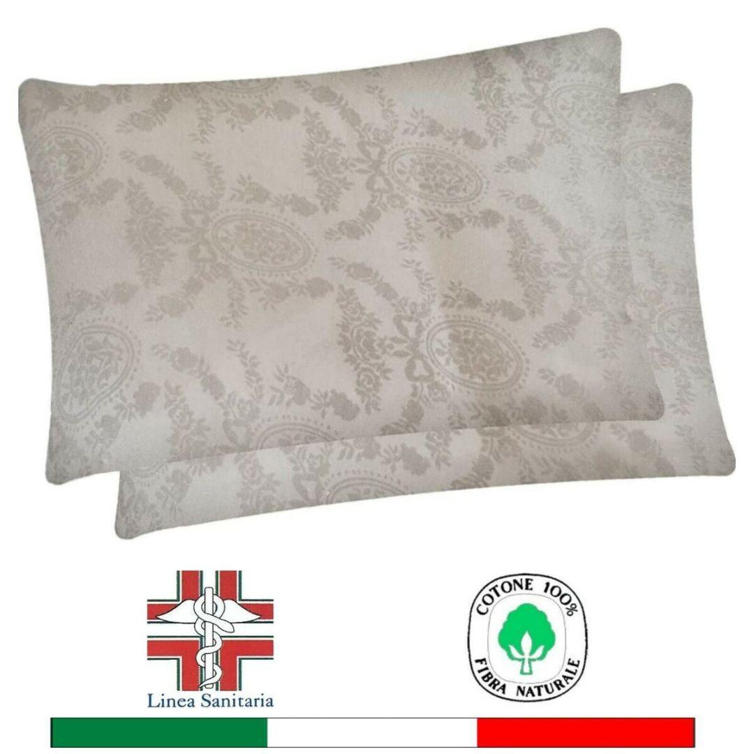  coppia federe con cerniera damasco 52x82cm - damfed - foto 1