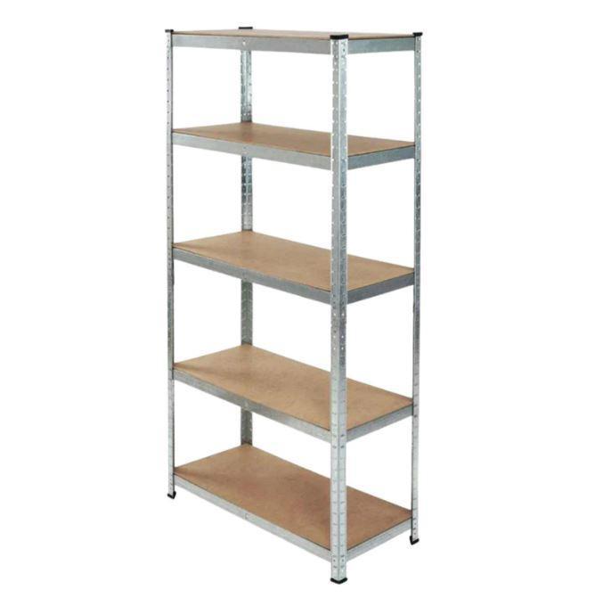  scaffale a 5 ripiani 90x40x180cm portata 875kg - foto 5