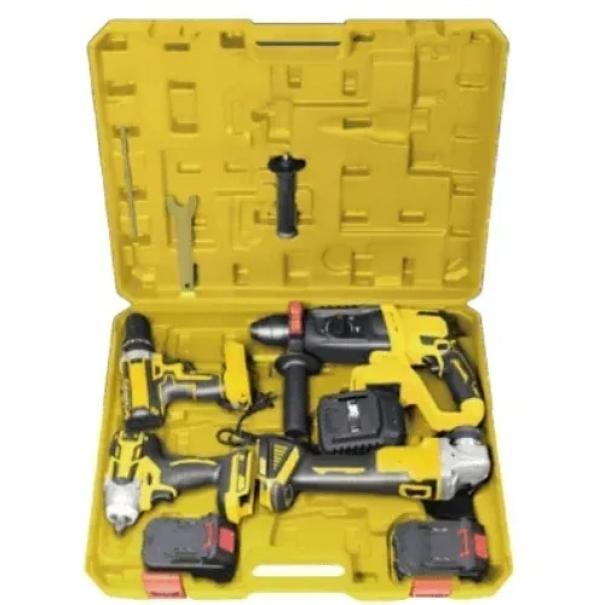 kit smerigliatrice, avvitatore, trapano, avvitatore a impulsi a batteria - q1978 - foto 1