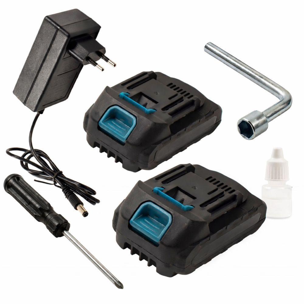  sega e forbice a batteria 2 in 1 con 2 batterie 24v, lama 6” e 8” - foto 5