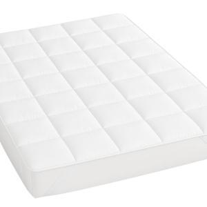 Topper matrimoniale traspirante con elastici