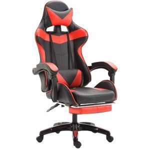 Sedia gaming nera e rossa