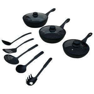 Tris di padelle bavaria - set11pz (compatibile piastra a induzione)