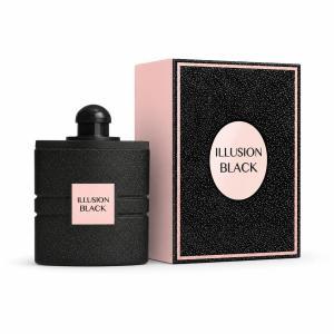 Illusion black eau de parfum donna 100 ml fragranza elegante e sensuale