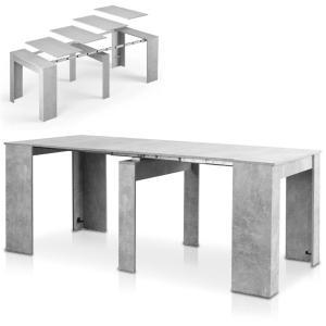 Consolle allungabile ofelia 90x50x76h cm cemento