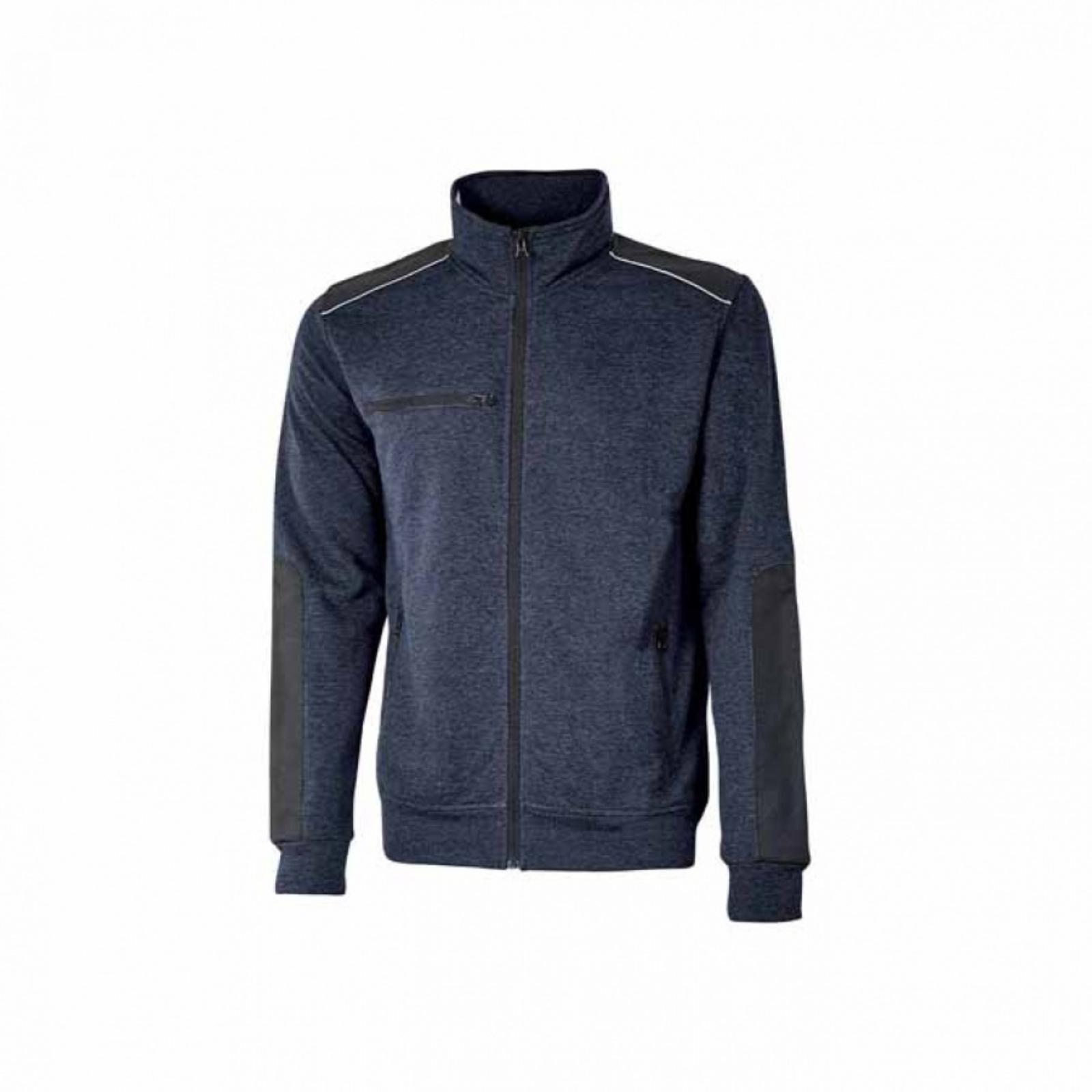 u-power felpa u-power full zip blu scuro - foto 1