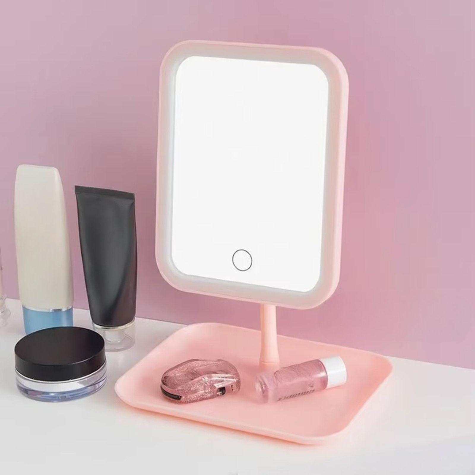 andowl specchio makeup quadrato led - foto 1