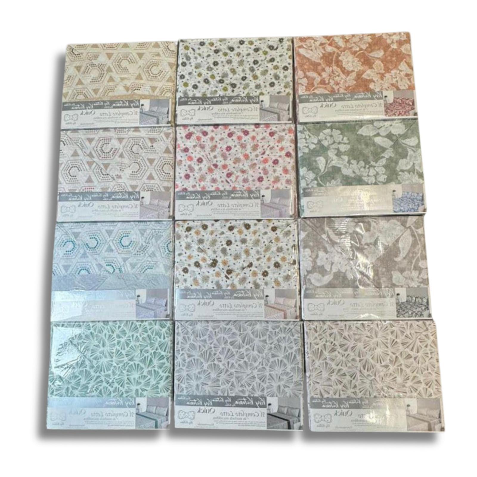 vivy victoria completo letto matrimoniale microfibra (colore e fantasia spediti in base a giacenza) - foto 4