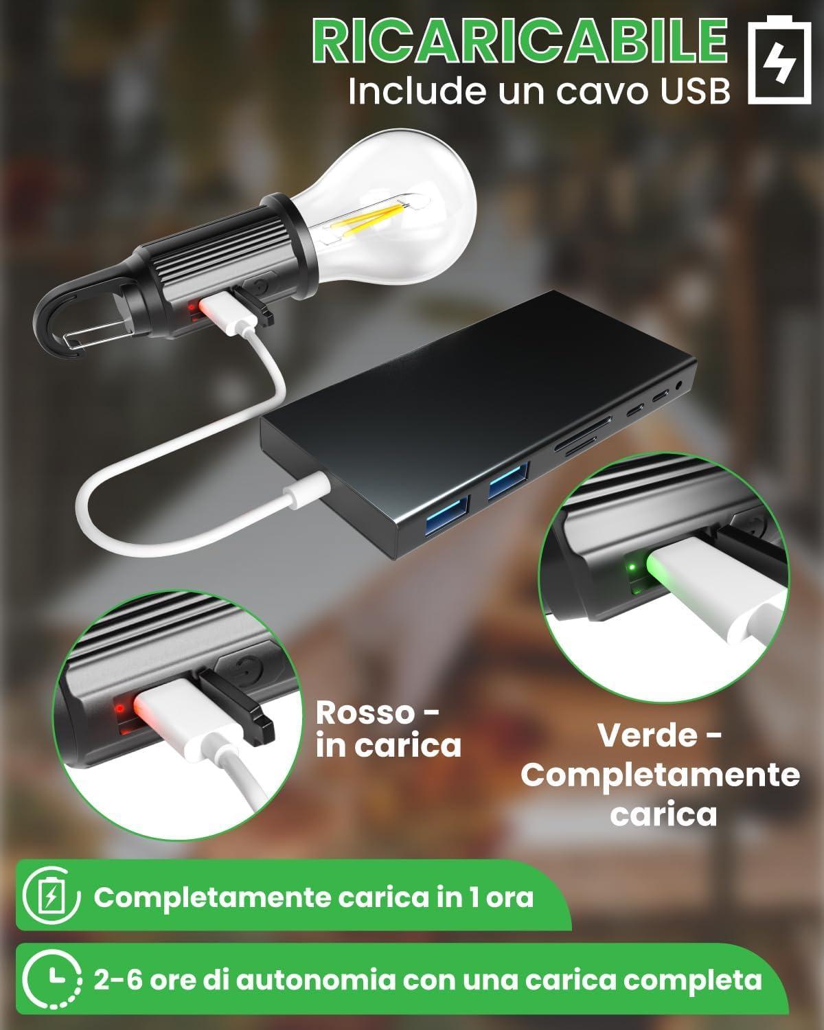 leovin lampada portatile usb - foto 5
