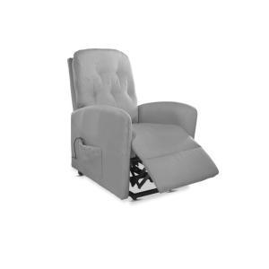 Poltrona alzapersona motorizzata tessuto grigio / prezzo originale : 849.99