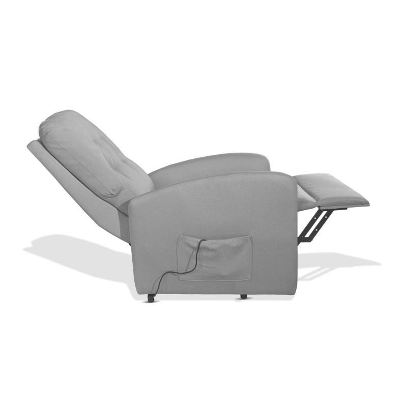  poltrona alzapersona motorizzata tessuto grigio / prezzo originale : 849.99 - foto 3