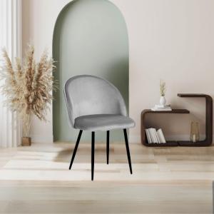 Sedia despina in tessuto grigio / prezzo originale : 103.99€