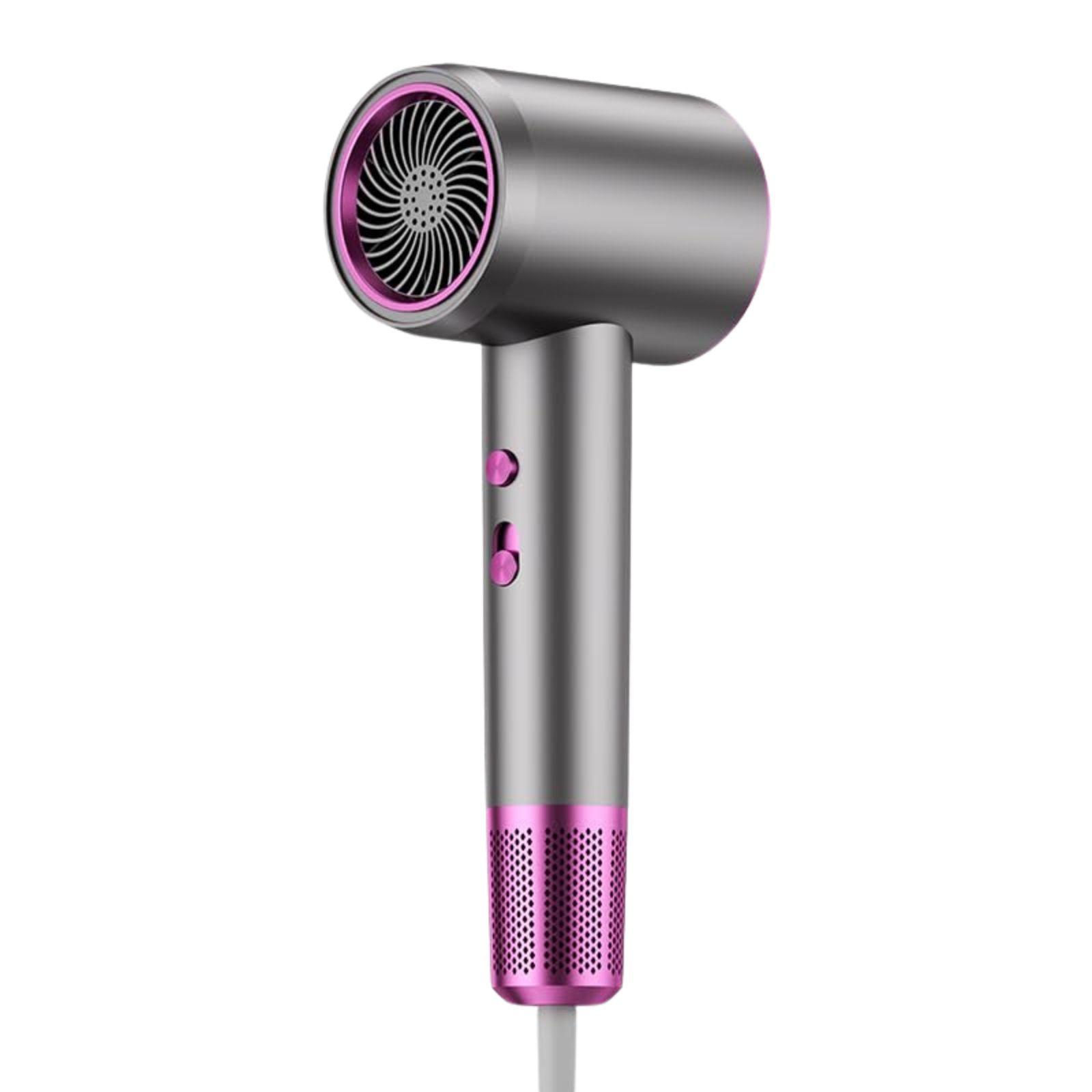 andowl asciugacapelli 220w rosa e grigio - foto 1