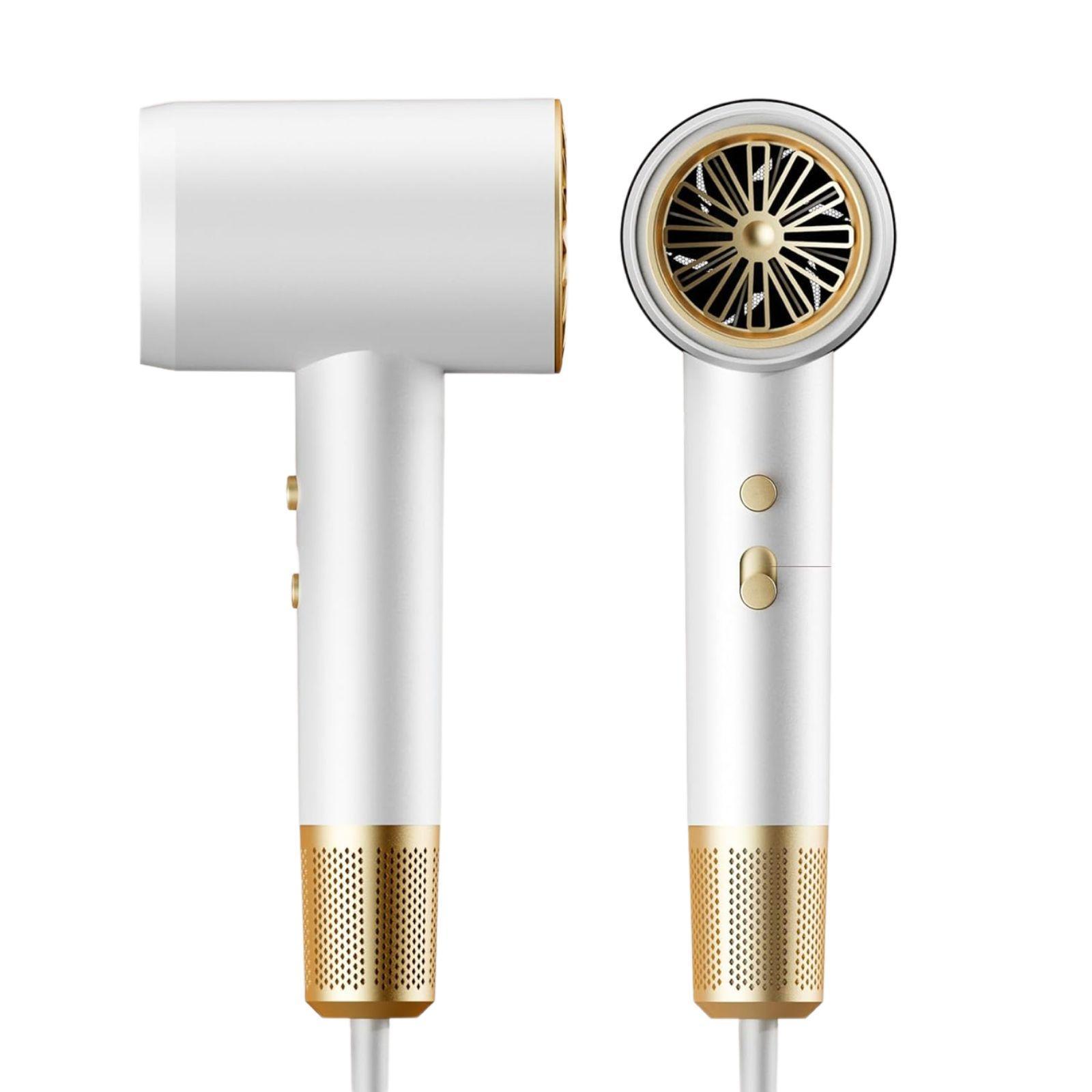 andowl asciugacapelli 220w bianco e oro - foto 1
