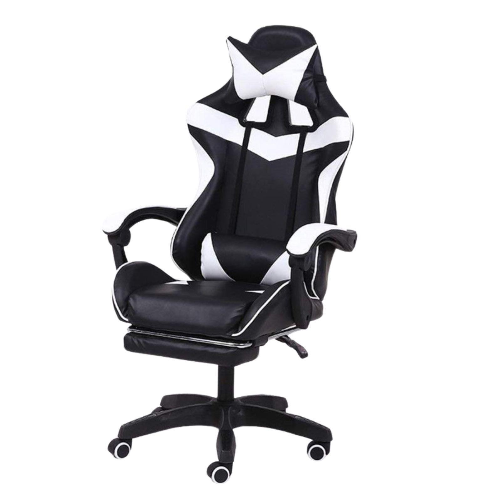 mastro bianco sedia gaming nera e bianca - foto 1