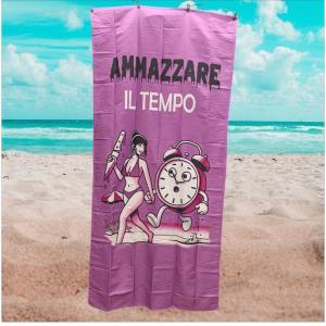 Borsa con telo mare -ammazzare il tempo