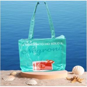 Borsa con telo mare -di sbagliato ho solo il negroni