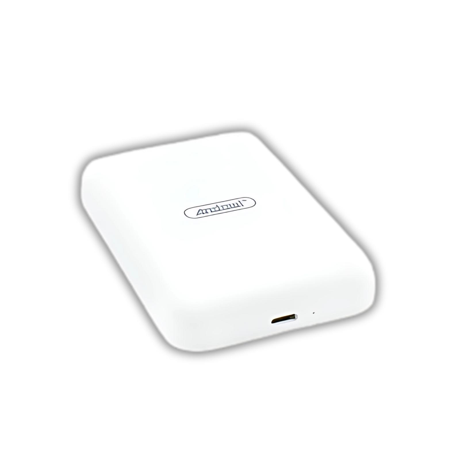 andowl mini power bank di ricarica wireless 6000mah con aspirazione magnetica usb type-c - foto 3