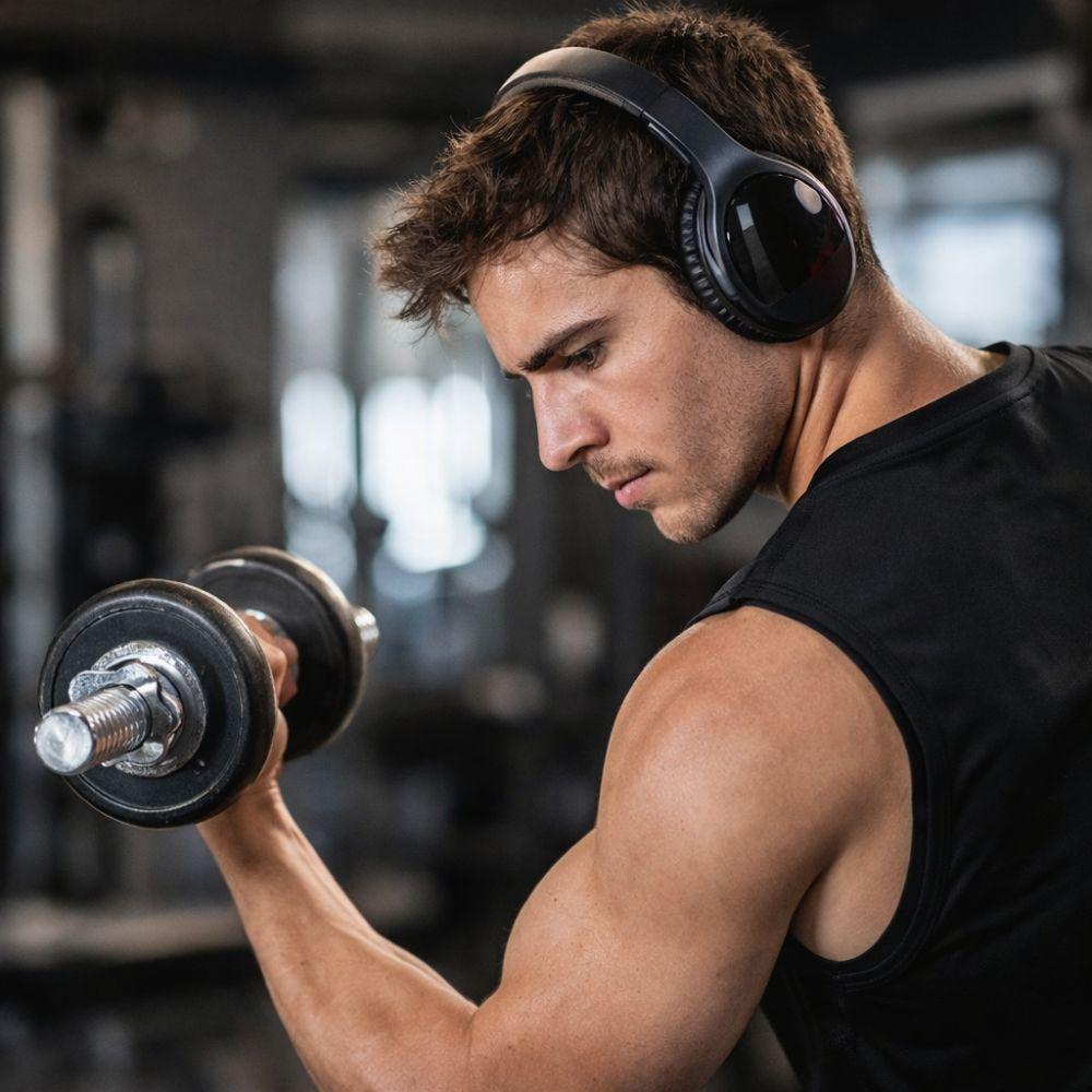  cuffie wireless over-ear 5 in 1 hi-fi con radio fm e bassi potenziati - foto 5