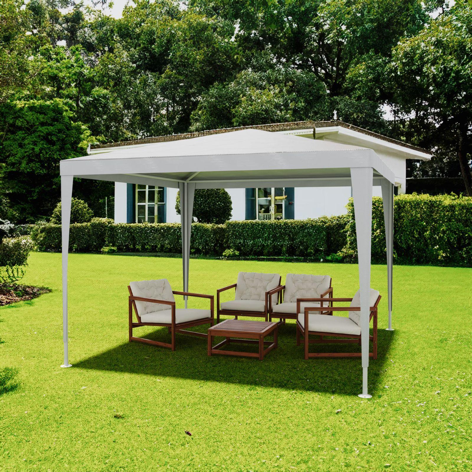 gazebo 3x3m grigio - foto 1