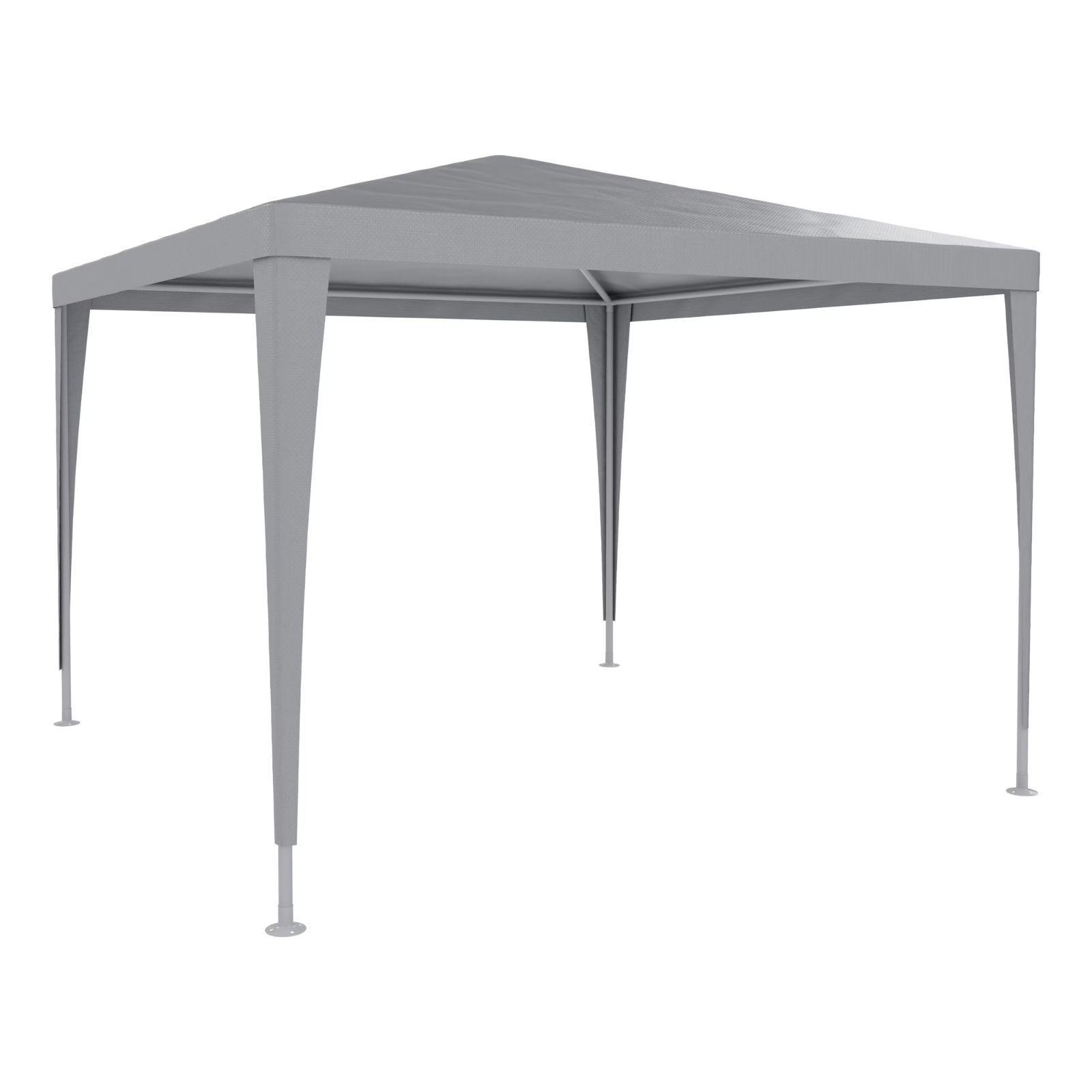  gazebo 3x3m grigio scuro - foto 3