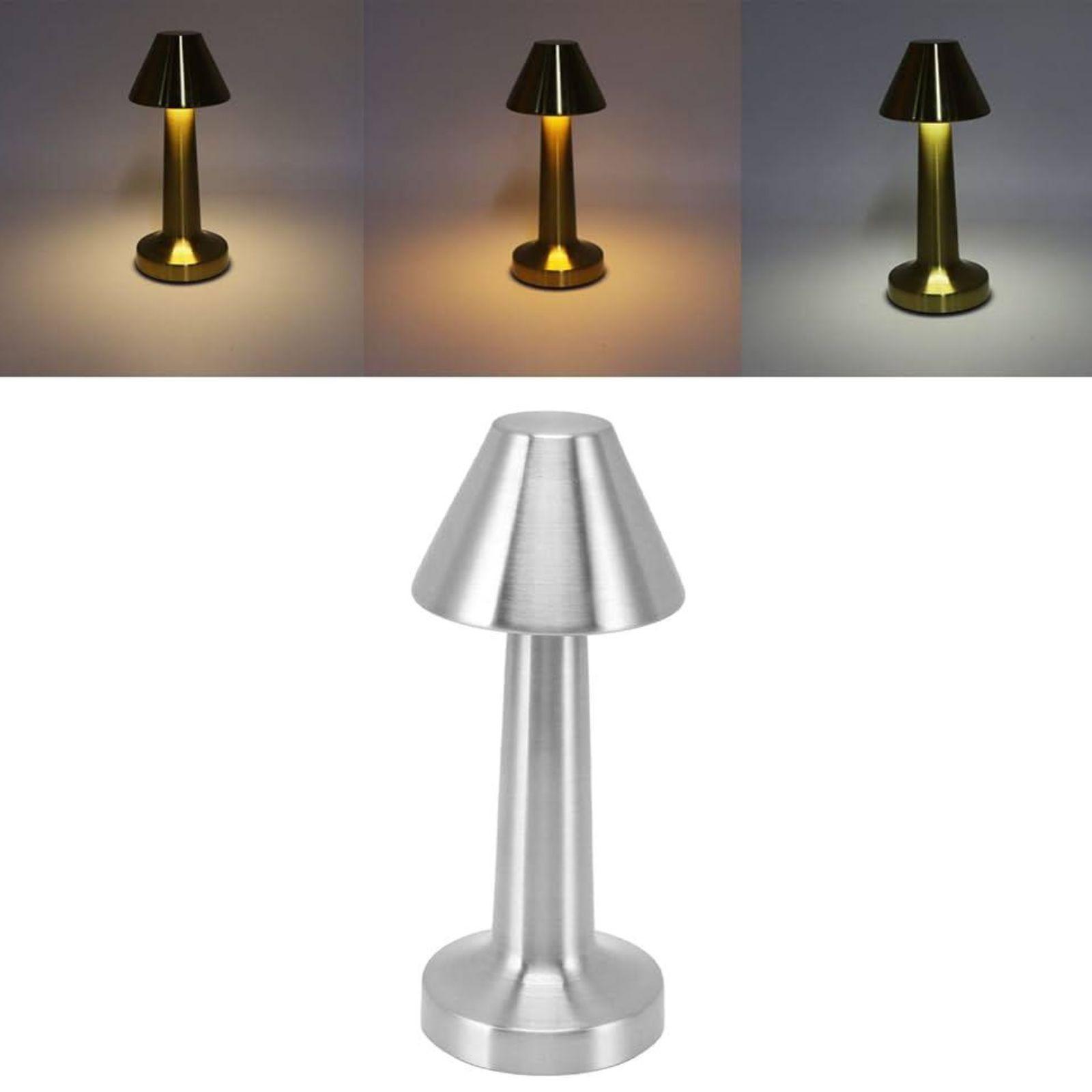 mastro bianco lampada touch a led eclipse argento - foto 1