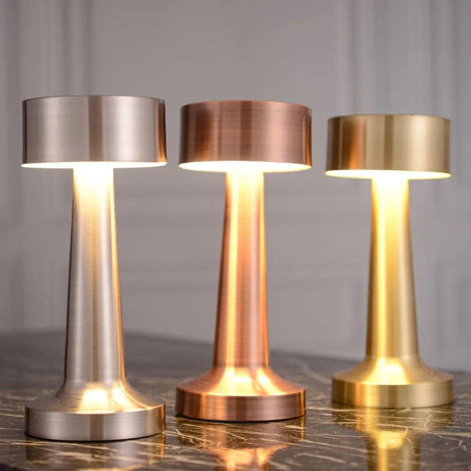 mastro bianco lampada touch a led zenith argento - foto 2