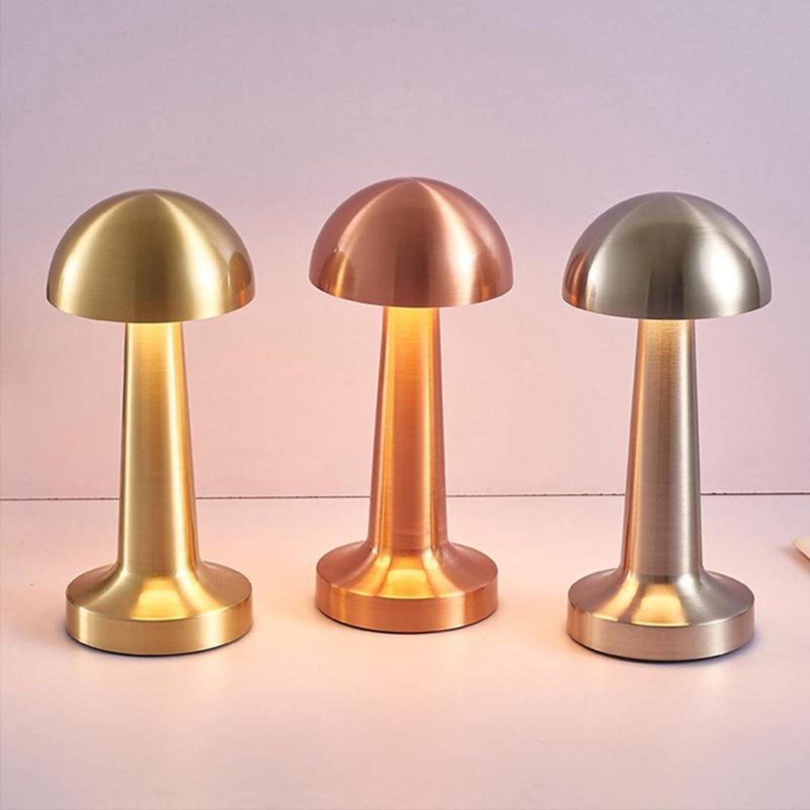 mastro bianco lampada touch a led aurora oro - foto 2