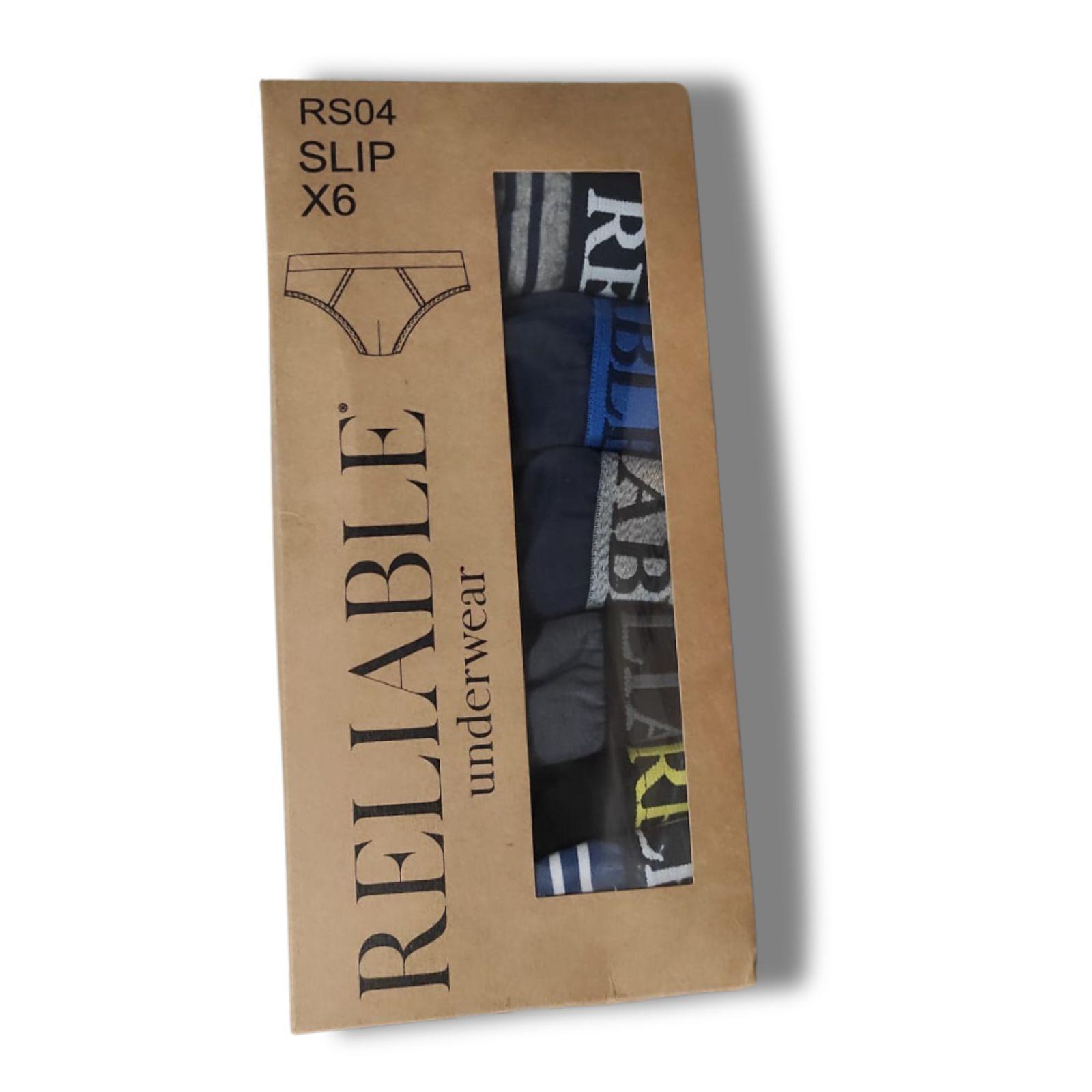 reliable underwear set slip uomo – 6 paia fantasia e colori - foto 1