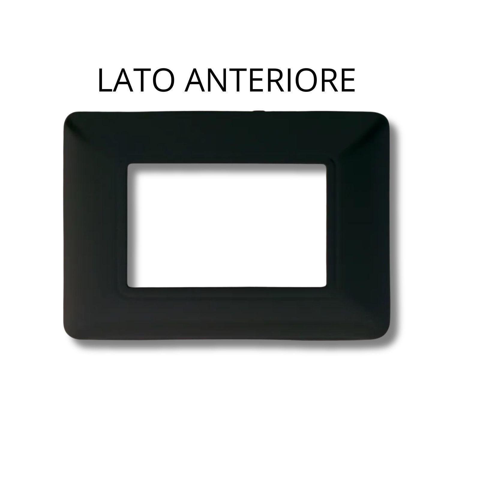 ettroit placca di plastica 3p nera - foto 1