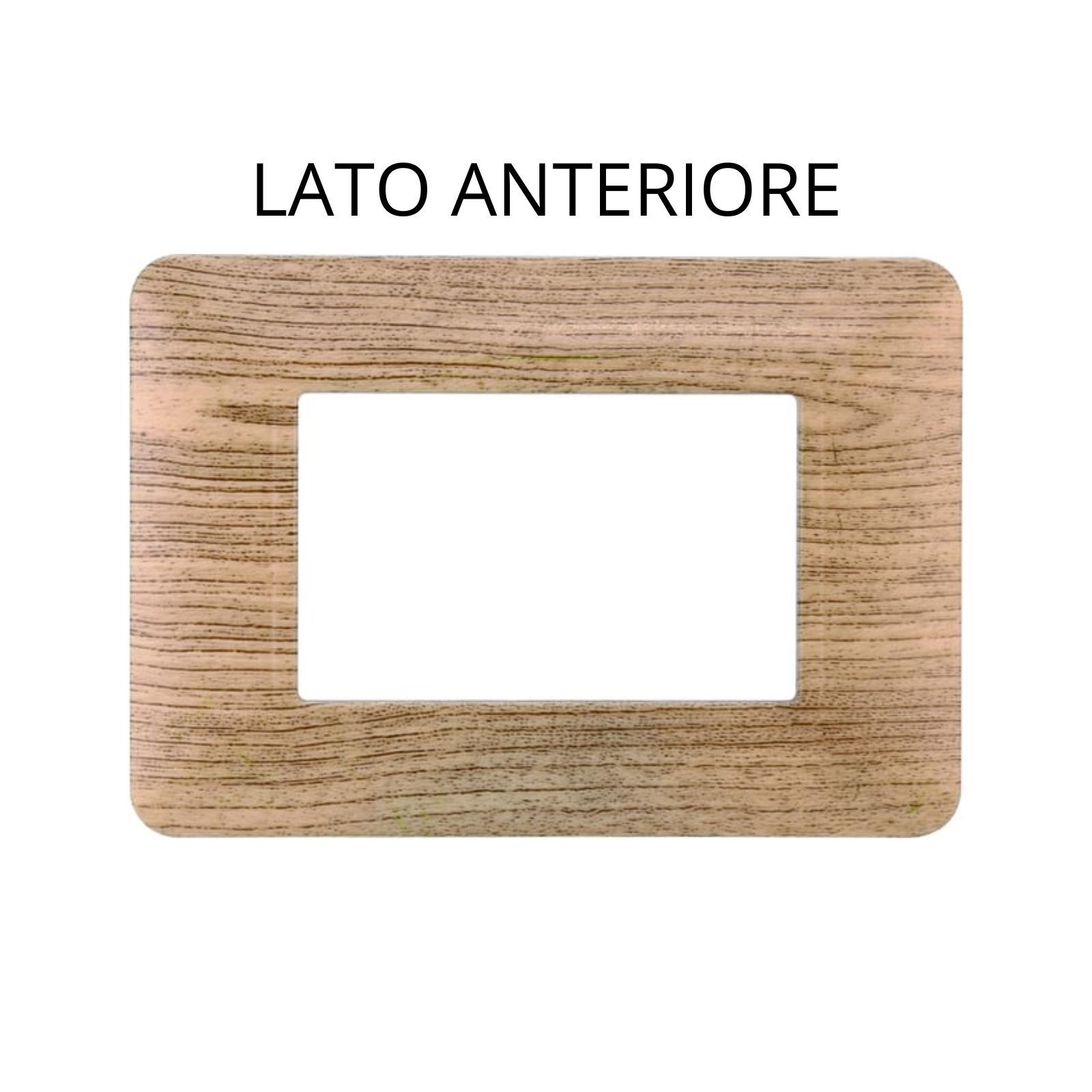 ettroit placca di plastica 3p legno chiaro - foto 1