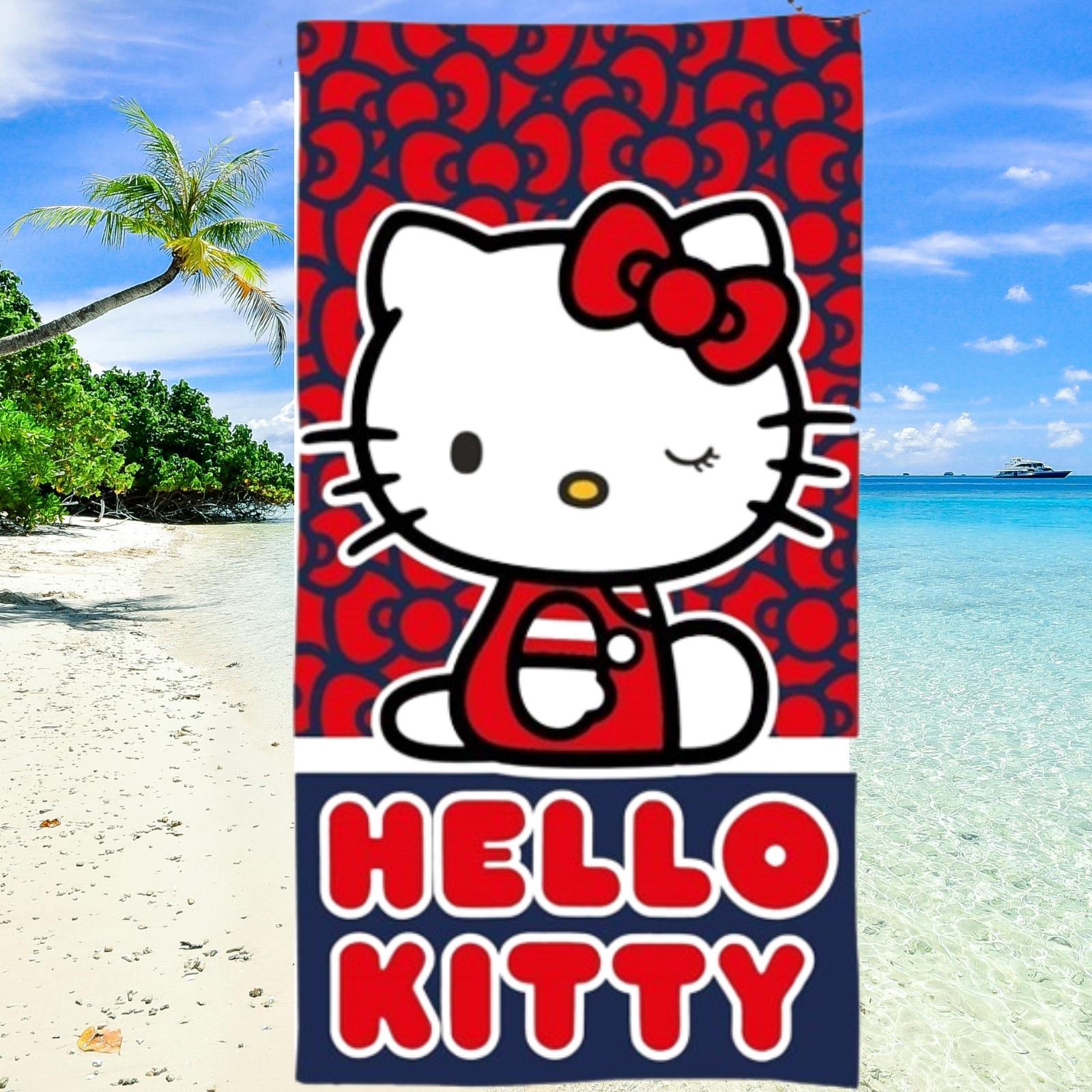 disney telo mare hello kitty- 70 x 140 cm - foto 1