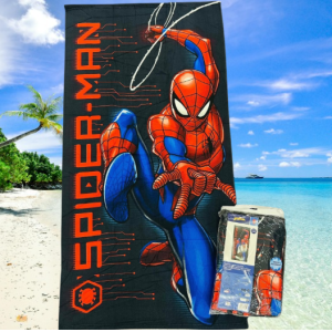 Telo mare spiderman/uomo ragno- 70 x 140 cm