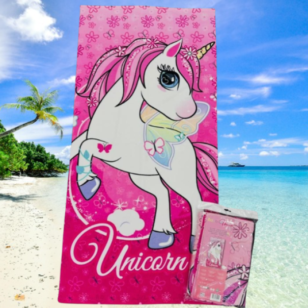 disney telo mare unicorno- 70 x 140 cm - foto 1