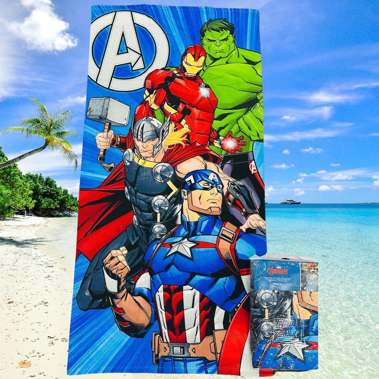 disney telo mare avengers- 70 x 140 cm - foto 1