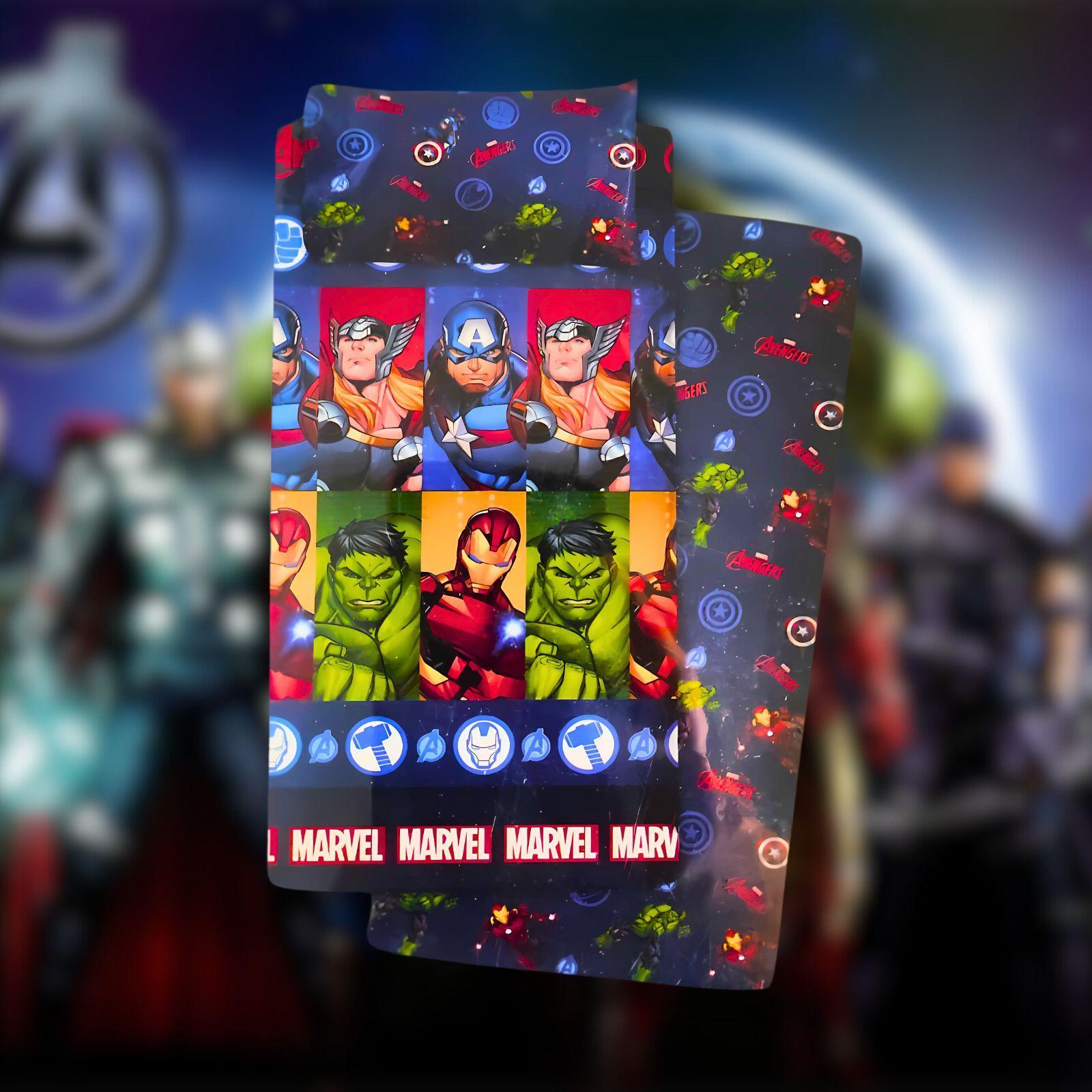 marvel completo letto 3 pezzi - avengers - foto 1