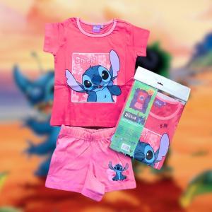 Completino bambina stich rosa