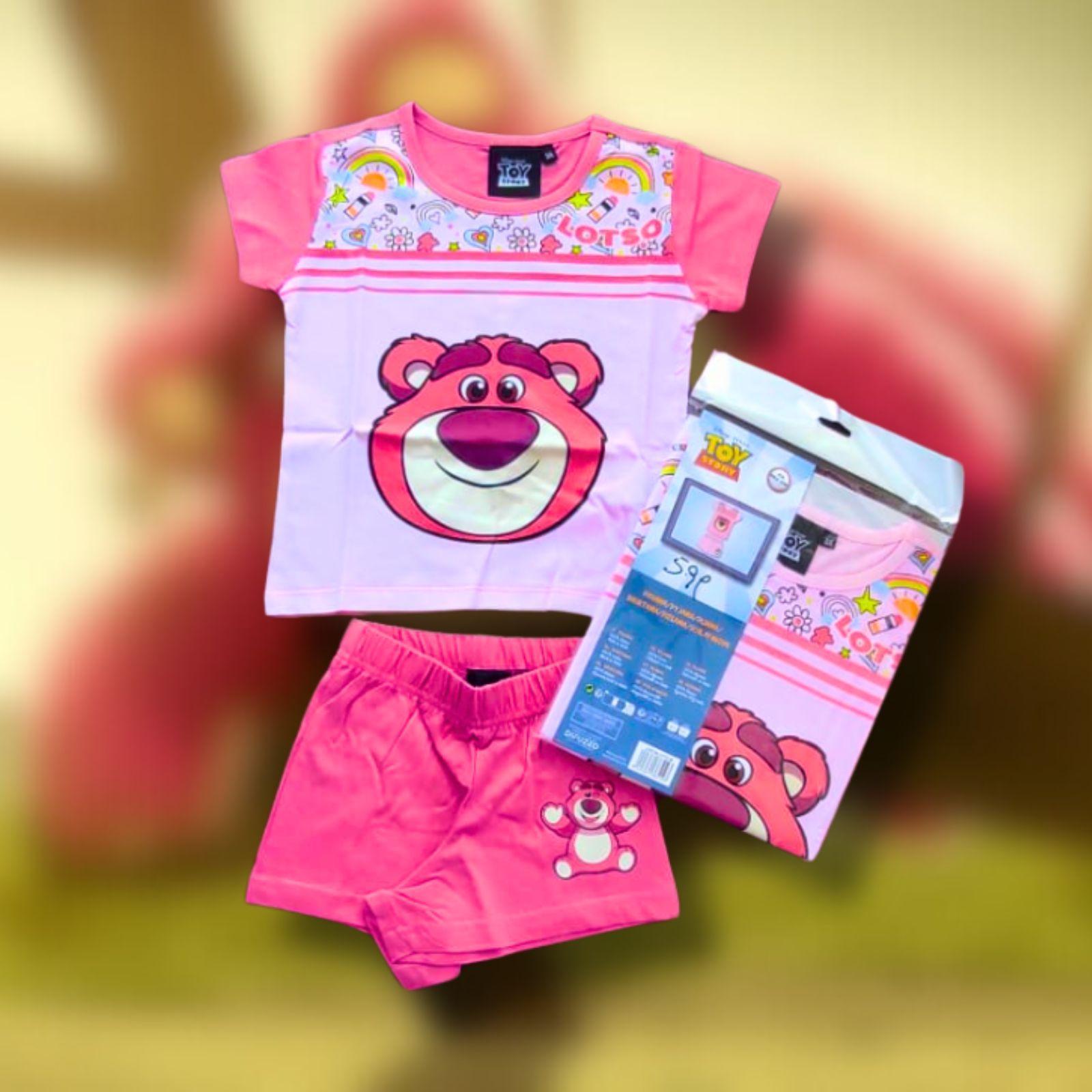 disney completino bambina toy story orso rosa - foto 1