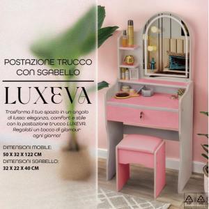 Toeletta trucco luxeva rosa