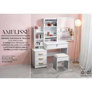 Toeletta trucco amelisse bianca