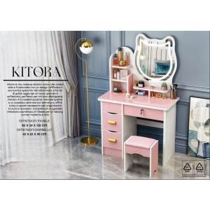 Toeletta trucco kitora rosa