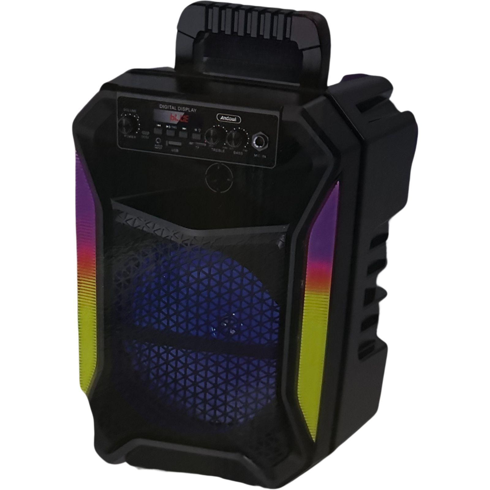 andowl cassa bluetooth led rgb con microfono - foto 1