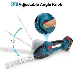 Tagliasiepi e tosaerba manuale con 2 batterie