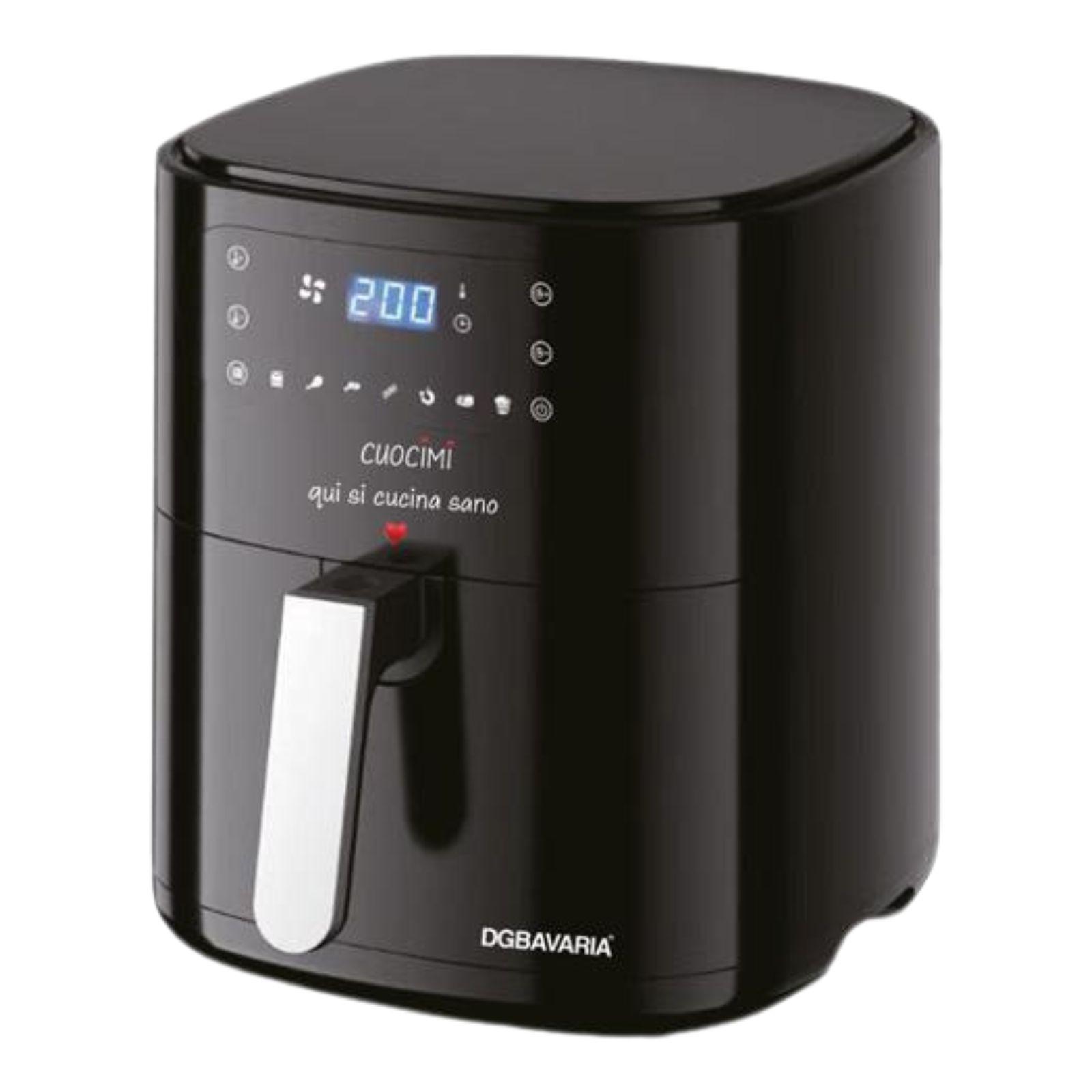dgbavaria friggitrice ad aria 15l nera 1500 watt - foto 1
