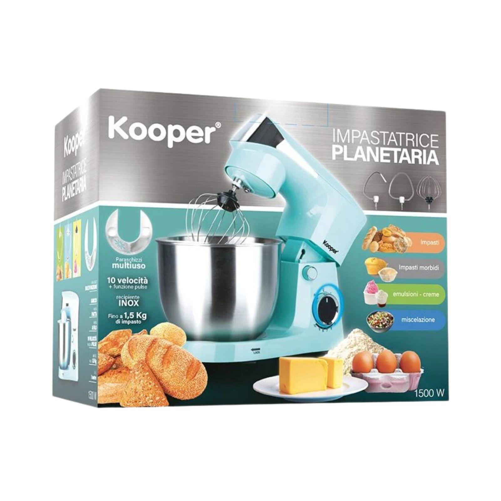 kooper impastatrice planetaria 5,5 litri azzura - foto 5