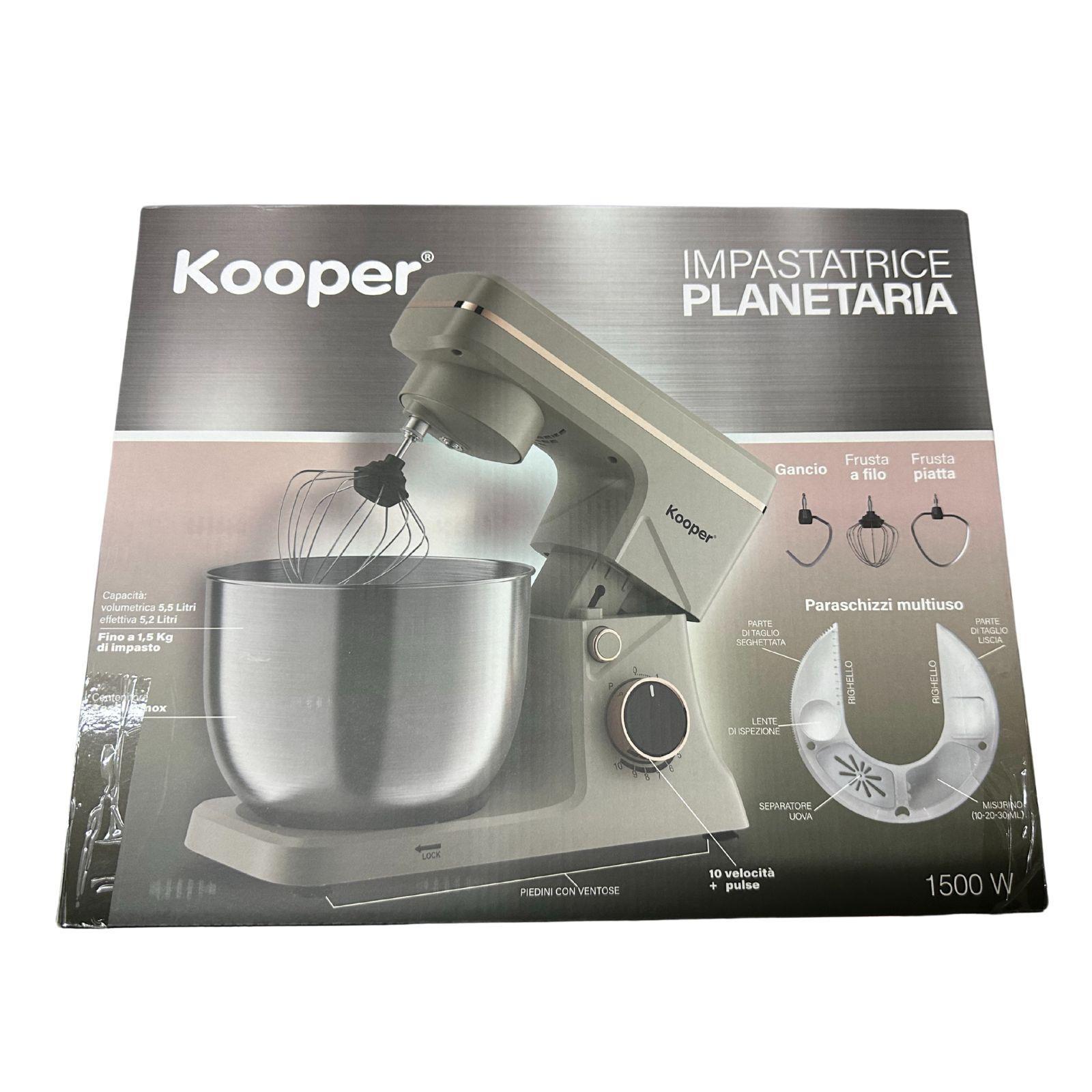 kooper impastatrice planetaria 5,5 litri beige - foto 2