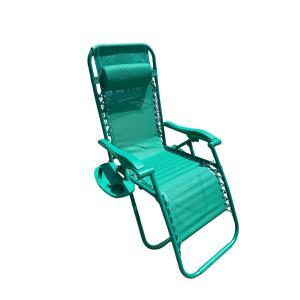 Sdraio "zero gravity" reclinabile verde